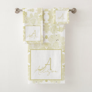Shabby Chic-Creme Badhandtuch Set