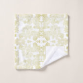 Shabby Chic-Creme Badhandtuch Set (Waschlappen)