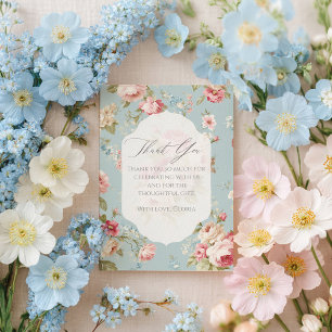 Shabby Chic Dankeskarte