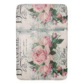 Shabby Chic, Decopage, viktorianisch, französisch Badematte (Vorderseite Vertikal)