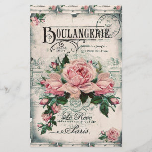 Shabby Chic, Decopage, viktorianisch, französisch Briefpapier