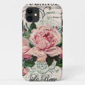 Shabby Chic, Decopage, viktorianisch, französisch  Case-Mate iPhone Hülle (Rückseite)