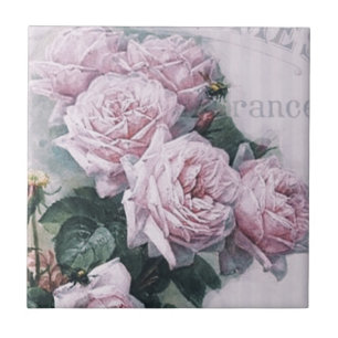 Shabby Chic, Decopage, viktorianisch, französisch  Fliese