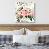 Shabby Chic, Decopage, viktorianisch, französisch Leinwanddruck (Insitu (Schlafzimmer))