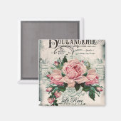 Shabby Chic, Decopage, viktorianisch, französisch Magnet (Vorderseite/Rückseite)