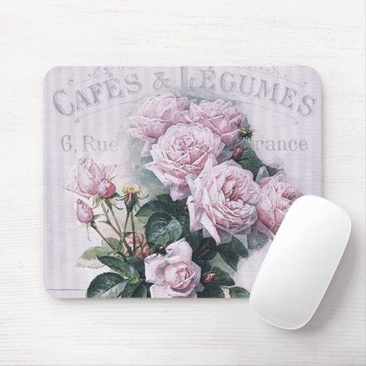 Shabby Chic, Decopage, viktorianisch, französisch  Mousepad (Mit Mouse)