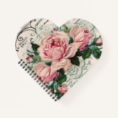 Shabby Chic, Decopage, viktorianisch, französisch Notizblock (Vorderseite)