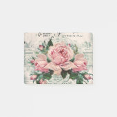 Shabby Chic, Decopage, viktorianisch, französisch Post-it Klebezettel (Vorderseite)