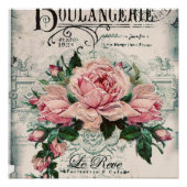 Shabby Chic, Decopage, viktorianisch, französisch  Poster (Vorderseite)