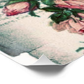 Shabby Chic, Decopage, viktorianisch, französisch  Poster (Ecke)