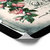 Shabby Chic, Decopage, viktorianisch, französisch Poster (Ecke)