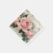 Shabby Chic, Decopage, viktorianisch, französisch Serviette (Ecke)