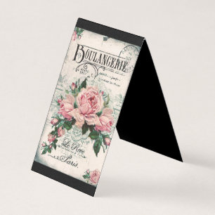 Shabby Chic, Decopage, viktorianisch, französisch  Visitenkarten