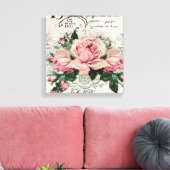 shabby chic, decoupage, victorian, french chic, pa leinwanddruck (Insitu (Wohnzimmer))