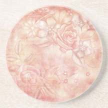Shabby Chic Dekor Rosa & Pfirsich Blumen Dekupage