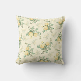 Shabby Chic Dekoration Blumenwerfer Kissengelbe Ro Kissen