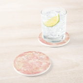 Shabby Chic Dekoration Rosa und Pfirsichfarben Dek Getränkeuntersetzer (Seite)