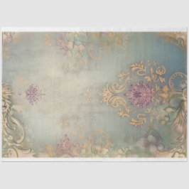 Shabby Chic, Demaskemuster, Kunst des gealterten E Seidenpapier