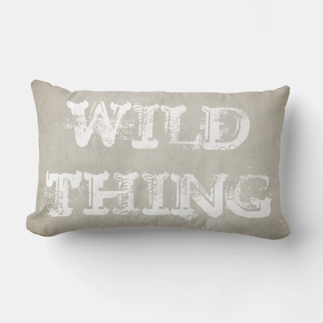 Shabby Chic-Design Lendenkissen (Vorderseite)