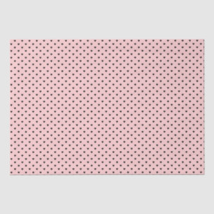 Shabby Chic Einfache Schwarze Herzen über Pachy Pi Seidenpapier
