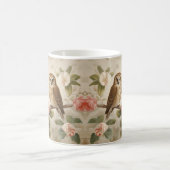 Shabby Chic Elegant Owls Kaffeetasse (Mittel)