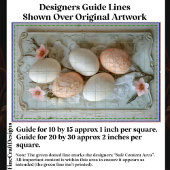 Shabby Chic, Elfenbeinpfirsiche Ostereier CL8 Deco Seidenpapier