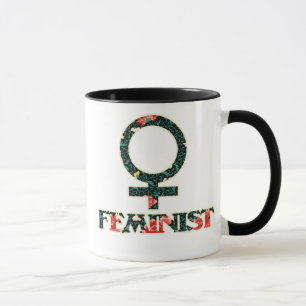 Shabby Chic Feministin Tasse