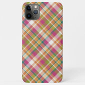 Shabby Chic Flair Madras Muster Case-Mate iPhone Hülle (Rückseite)