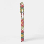 Shabby Chic Flair Madras Muster iPhone Hülle (Linke Seite)