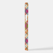 Shabby Chic Flair Madras Muster iPhone Hülle (Rechte Seite)