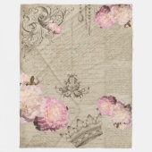 Shabby Chic - Fleece-Decke Fleecedecke (Vorderseite)