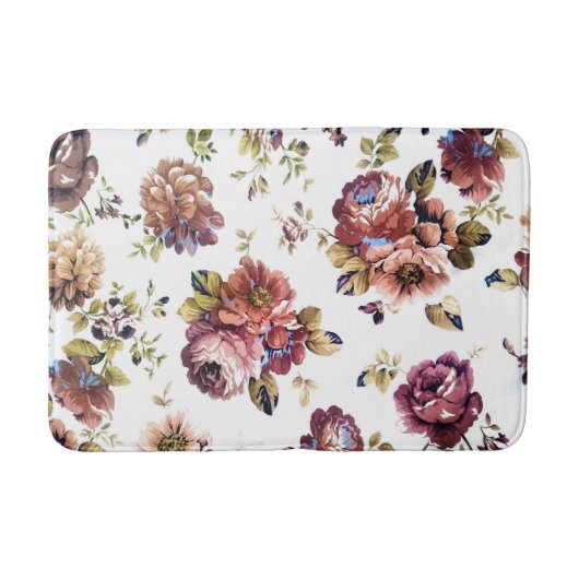 Shabby Chic Floral Badematte (Vorderseite)