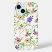 Shabby Chic Floral Case-Mate iPhone Hülle (Rückseite)
