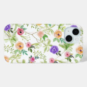 Shabby Chic Floral Case-Mate iPhone Hülle (Rückseite (Horizontal))