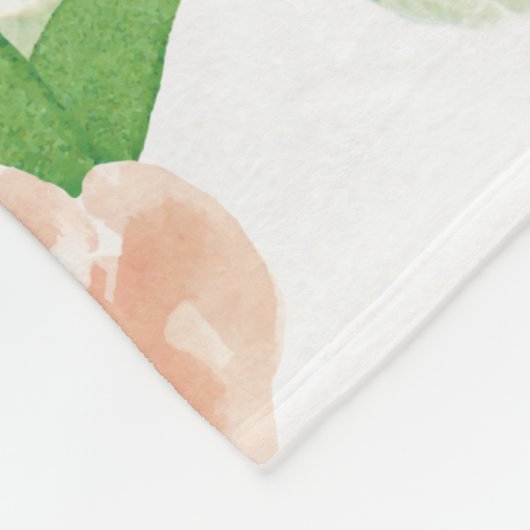 Shabby Chic Floral Fleecedecke (Ecke)