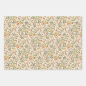 Shabby Chic Floral Geschenkpapier Set (Vorderseite 2)
