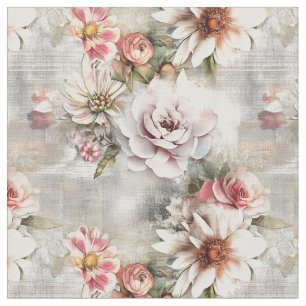 Shabby Chic floral im Hintergrund Stoff