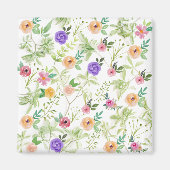 Shabby Chic Floral Magnet (Vorne)