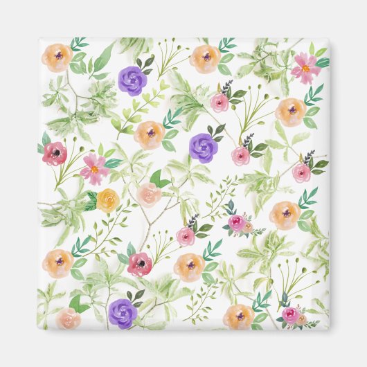 Shabby Chic Floral Magnet (Vorne)