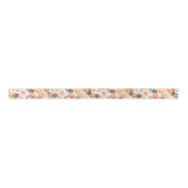 Shabby Chic Floral Pumpkin 1,5" Ribbon Satinband (Vorderseite)