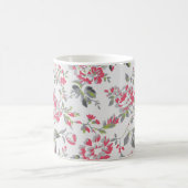 Shabby Chic Floral Rose Muster Kaffeetasse (Mittel)