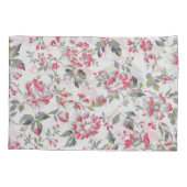 Shabby Chic Floral Rose Muster Kissenbezug (Rückseite)