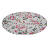 Shabby Chic Floral Rose Muster Schneidebrett (Ecke)