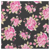 Shabby Chic Floral Rose Stoff (Nahaufnahme)