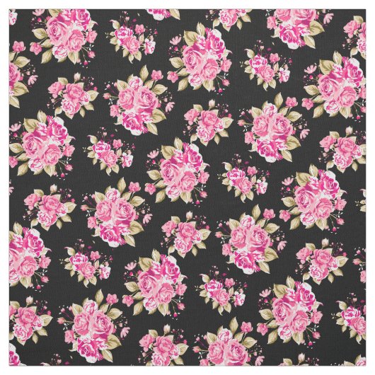 Shabby Chic Floral Rose Stoff (Muster)