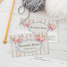 Shabby Chic Floral Rustikales Holz und Vintage Spi