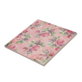 Shabby Chic Floral Tile Fliese (Seite)