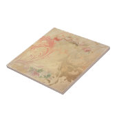 Shabby Chic Floral Tile Fliese (Seite)