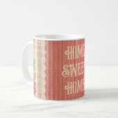 Shabby Chic Floral Zuhause Sweet Zuhause Kaffeetasse (Vorderseite Links)