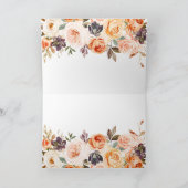 Shabby Chic florale Rose Dankbare Grußkarte Karte (Innenseite)